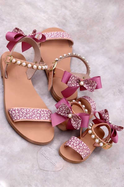 5030-1 Leoheart Γυναικεία δερμάτινα ή ανατομικά σανδάλια. (ΔΛ)