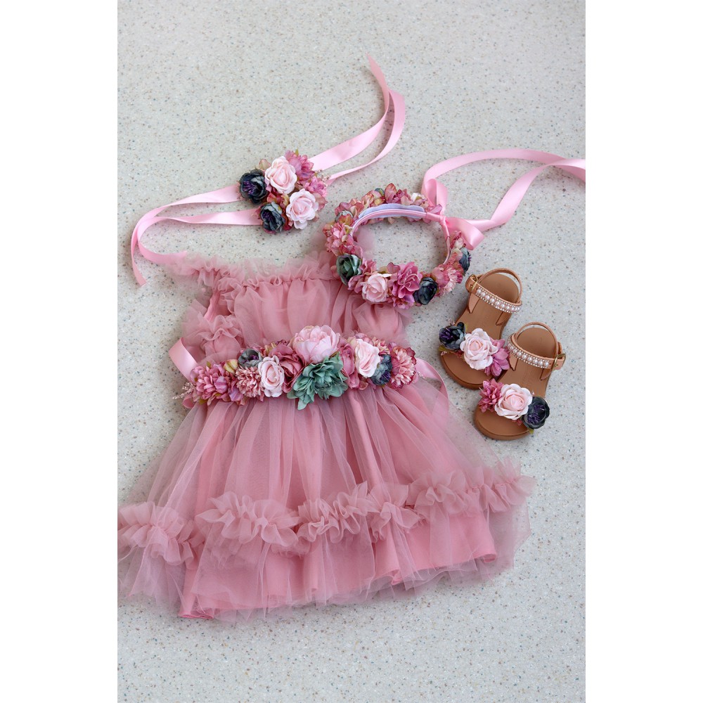 STE2600Β, Χειροποίητη ζώνη σε σατέν κορδέλα (25cm + έξτρα κορδέλα)