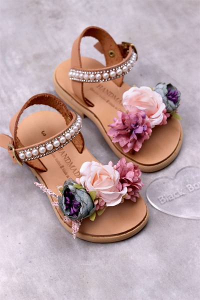 5033 Azalea Παιδικά & βρεφικά δερμάτινα ή ανατομικά σανδάλια. (ΔΛ)