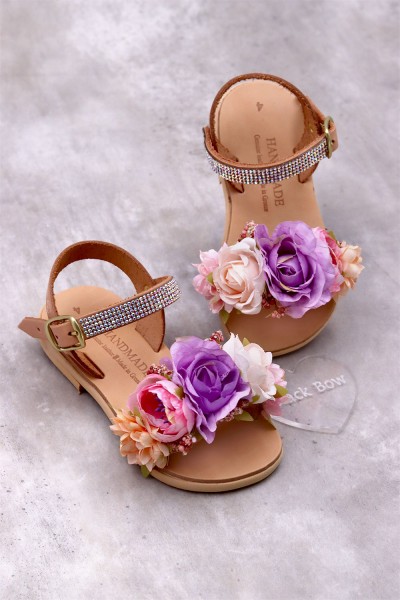 5034 Sunflower Παιδικά & βρεφικά δερμάτινα ή ανατομικά σανδάλια. (ΔΛ)