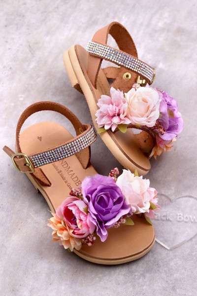 5034 Sunflower Παιδικά & βρεφικά δερμάτινα ή ανατομικά σανδάλια. (ΔΛ)