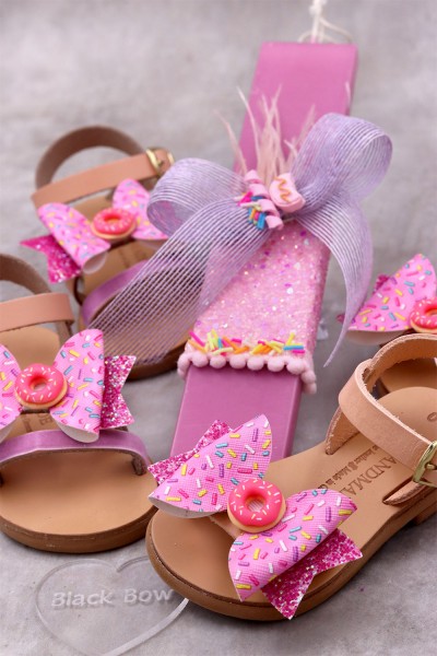 6016A Donut Παιδικά & βρεφικά δερμάτινα ή ανατομικά σανδάλια. (ΔΛ)