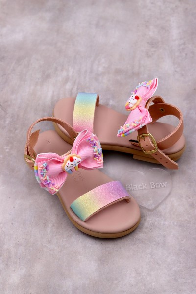 6017 Sweeties Παιδικά & βρεφικά δερμάτινα ή ανατομικά σανδάλια. (ΔΛ)