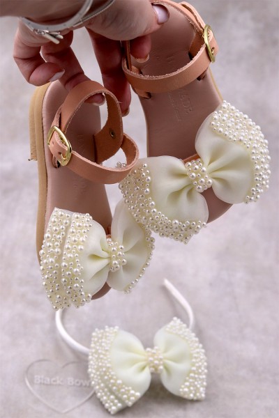 6020 Perlas Παιδικά & βρεφικά δερμάτινα ή ανατομικά σανδάλια. (ΔΛ)