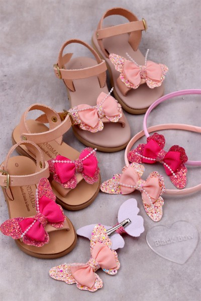 6028 Glitter Butty Παιδικά & βρεφικά δερμάτινα ή ανατομικά σανδάλια. (ΔΛ)