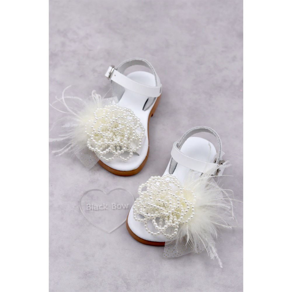 6029 Tulle Pearl Παιδικά & βρεφικά δερμάτινα ή ανατομικά σανδάλια. (ΔΛ)