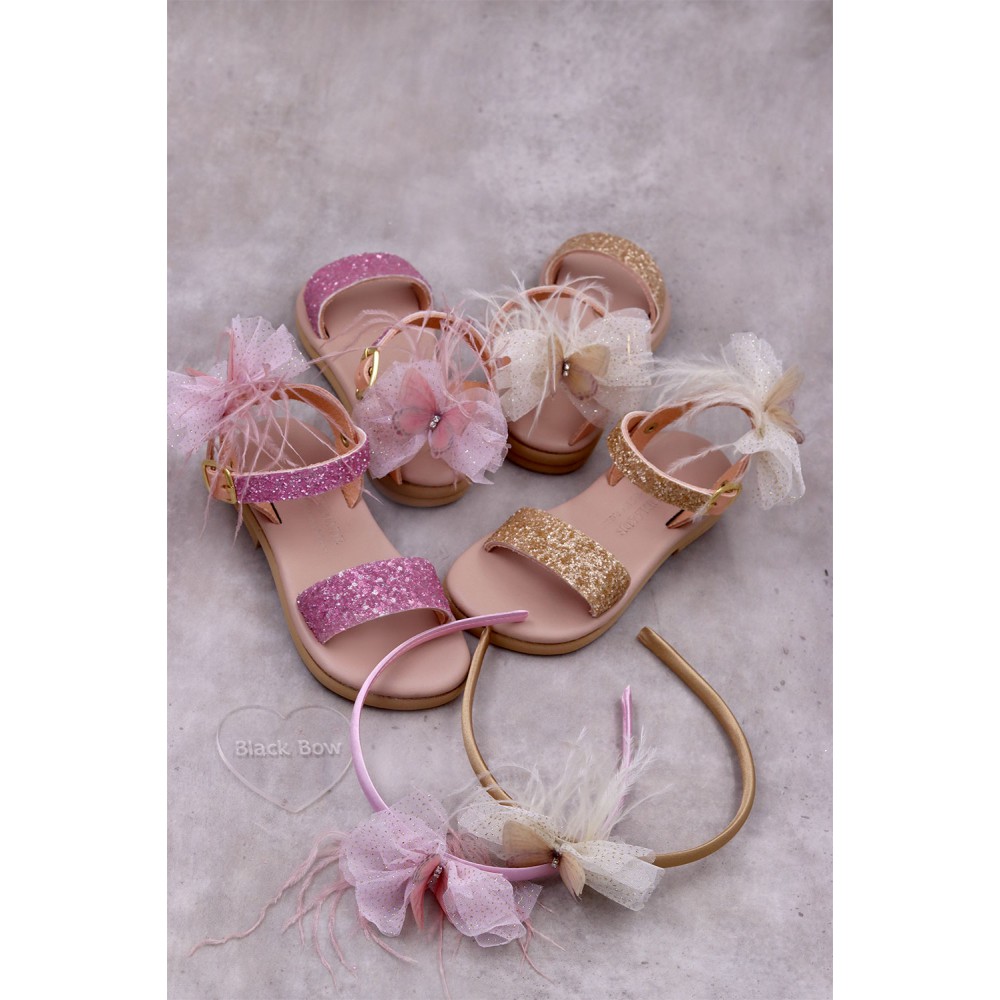 6040 ButterGlow Παιδικά & βρεφικά δερμάτινα ή ανατομικά σανδάλια. (ΔΛ)