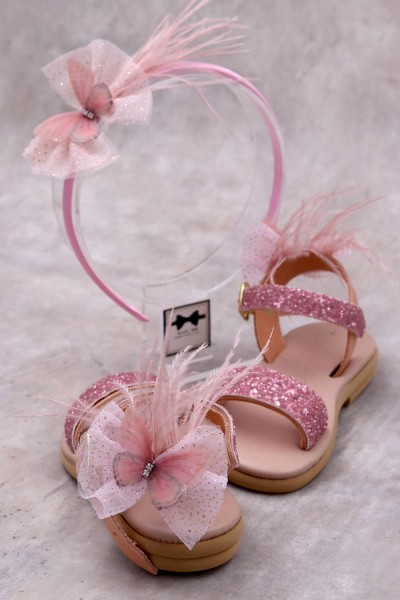 6040 ButterGlow Παιδικά & βρεφικά δερμάτινα ή ανατομικά σανδάλια. (ΔΛ)