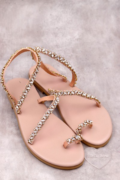 6050 Hulk Γυναικεία δερμάτινα ή ανατομικά σανδάλια. (ΔΛ)