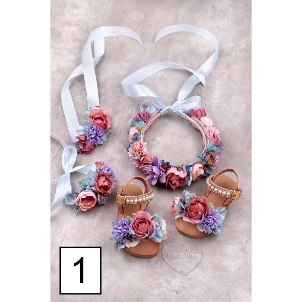 6064B Carlie Παιδικά & βρεφικά δερμάτινα ή ανατομικά σανδάλια. (ΔΛ)