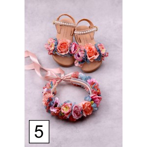 6064B Carlie Παιδικά & βρεφικά δερμάτινα ή ανατομικά σανδάλια. (ΔΛ)