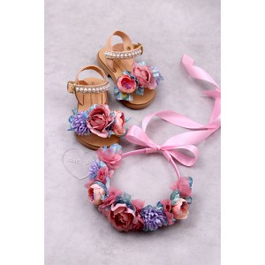 6064B Carlie Παιδικά & βρεφικά δερμάτινα ή ανατομικά σανδάλια. (ΔΛ)