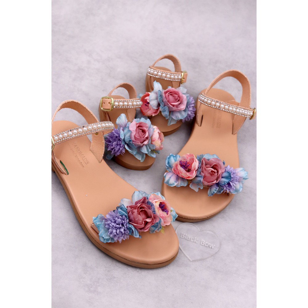 6064B Carlie Παιδικά & βρεφικά δερμάτινα ή ανατομικά σανδάλια. (ΔΛ)