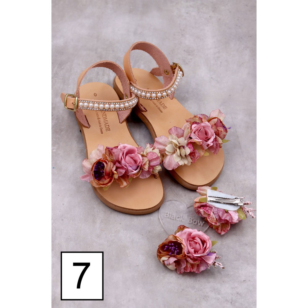 6064B Carlie Παιδικά & βρεφικά δερμάτινα ή ανατομικά σανδάλια. (ΔΛ)