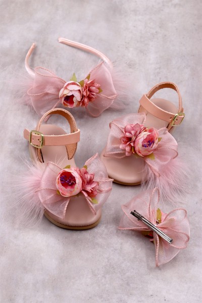 6065 Fiona Παιδικά & βρεφικά δερμάτινα ή ανατομικά σανδάλια. (ΔΛ)