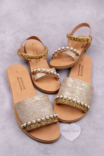 6076Α Sami Παιδικά & βρεφικά δερμάτινα σανδάλια. (ΔΛ)