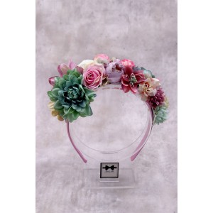 STE2011 Shanah, Χειροποίητη στέκα για τα μαλλιά με λουλούδια. 