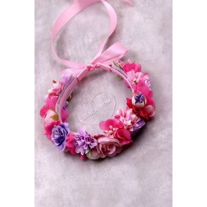 STE2200B, Χειροποίητο στεφανάκι για τα μαλλιά με λουλούδια. 