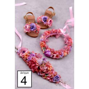 STE2600Β, Χειροποίητη ζώνη σε σατέν κορδέλα (25cm + έξτρα κορδέλα)