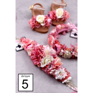 STE2600Β, Χειροποίητη ζώνη σε σατέν κορδέλα (25cm + έξτρα κορδέλα)