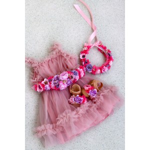 STE2600Β, Χειροποίητη ζώνη σε σατέν κορδέλα (25cm + έξτρα κορδέλα)