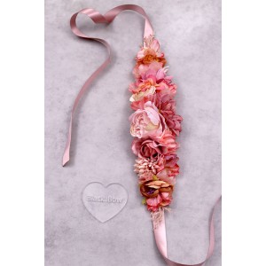 STE2600C, Χειροποίητη ζώνη σε σατέν κορδέλα (25cm + έξτρα κορδέλα)