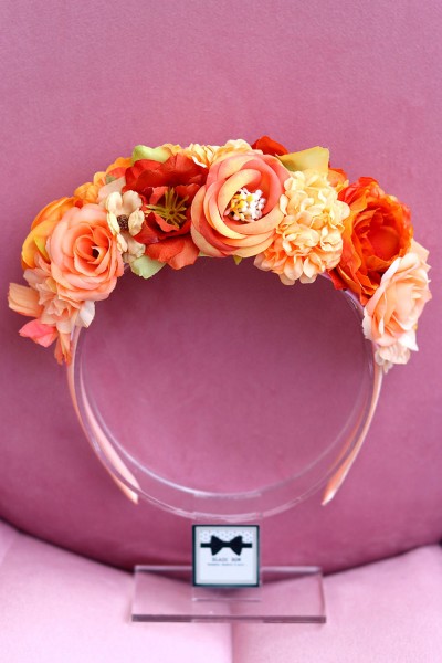 STE1983 Marigold, Χειροποίητη στέκα για τα μαλλιά με λουλούδια. 