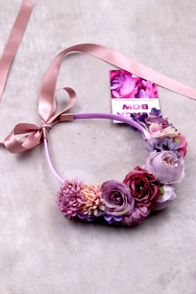 STE1986 Blossom, Χειροποίητη στέκα για τα μαλλιά με λουλούδια. 