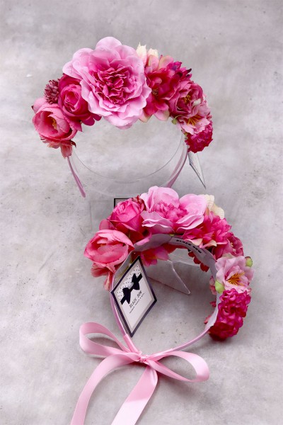 STE1987 Jasmine, Χειροποίητη στέκα για τα μαλλιά με λουλούδια. 