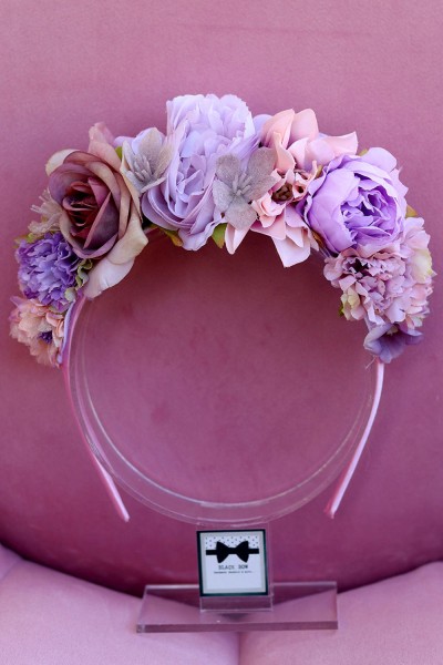 STE1994 Camellia, Χειροποίητη στέκα για τα μαλλιά με λουλούδια. 