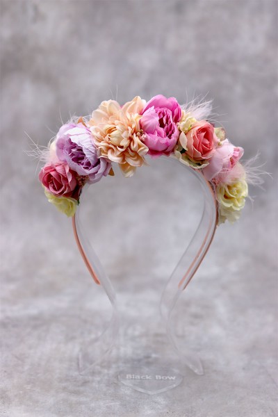 STE2016 FeaFlower, Χειροποίητη στέκα για τα μαλλιά με λουλούδια. 