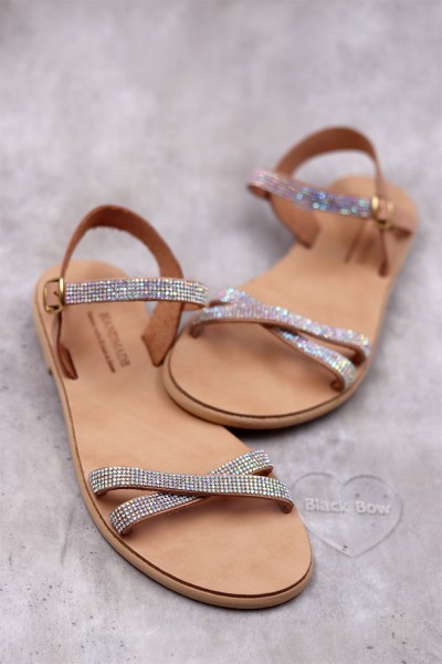 1025-1 Hope Γυναικεία δερμάτινα σανδάλια. 