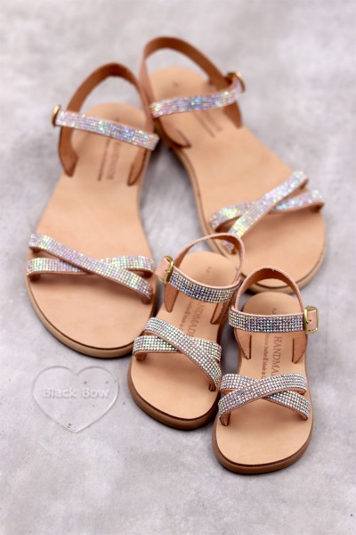 1025-1 Hope Γυναικεία δερμάτινα σανδάλια. 