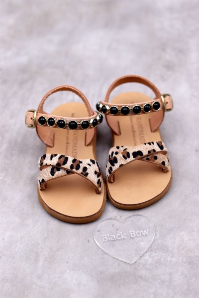 1050 Sydney Παιδικά & βρεφικά δερμάτινα σανδάλια. (xx)