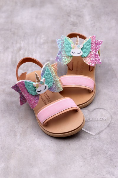 1094 Unicorn Παιδικά & βρεφικά δερμάτινα ή ανατομικά σανδάλια. (ΔΛ)