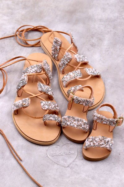 2015-1 Makenna Γυναικεία δερμάτινα σανδάλια. (Boho)