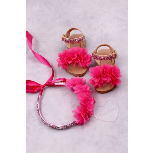 2025A Betty Παιδικά & βρεφικά δερμάτινα ή ανατομικά σανδάλια. (ΔΛ)