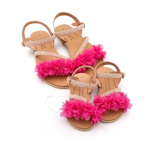 2025C Betty Παιδικά δερμάτινα σανδάλια. (ΖΛ)