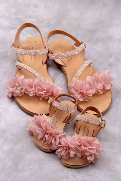 2025C Betty Παιδικά δερμάτινα σανδάλια. (ΖΛ)