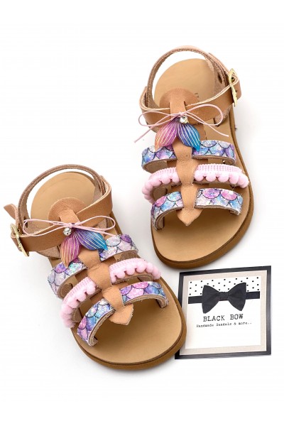 3111 Avianna Παιδικά δερμάτινα ή ανατομικά σανδάλια.