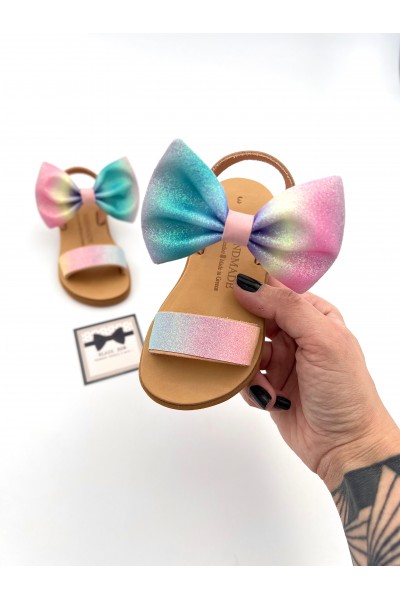 3105A Giselle Παιδικά & βρεφικάδερμάτινα ή ανατομικά σανδάλια. (Δετό)