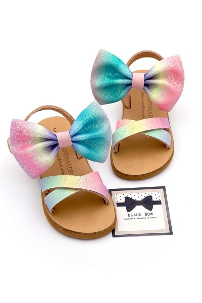 3105B Giselle Παιδικά & βρεφικά δερμάτινα σανδάλια. (Χιαστί)