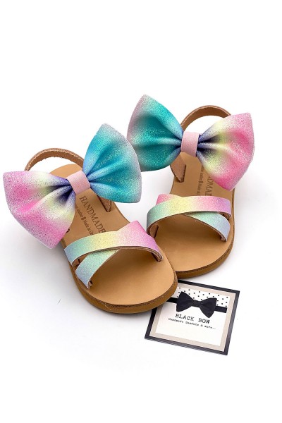 3105B Giselle Παιδικά & βρεφικά δερμάτινα σανδάλια. (Χιαστί)