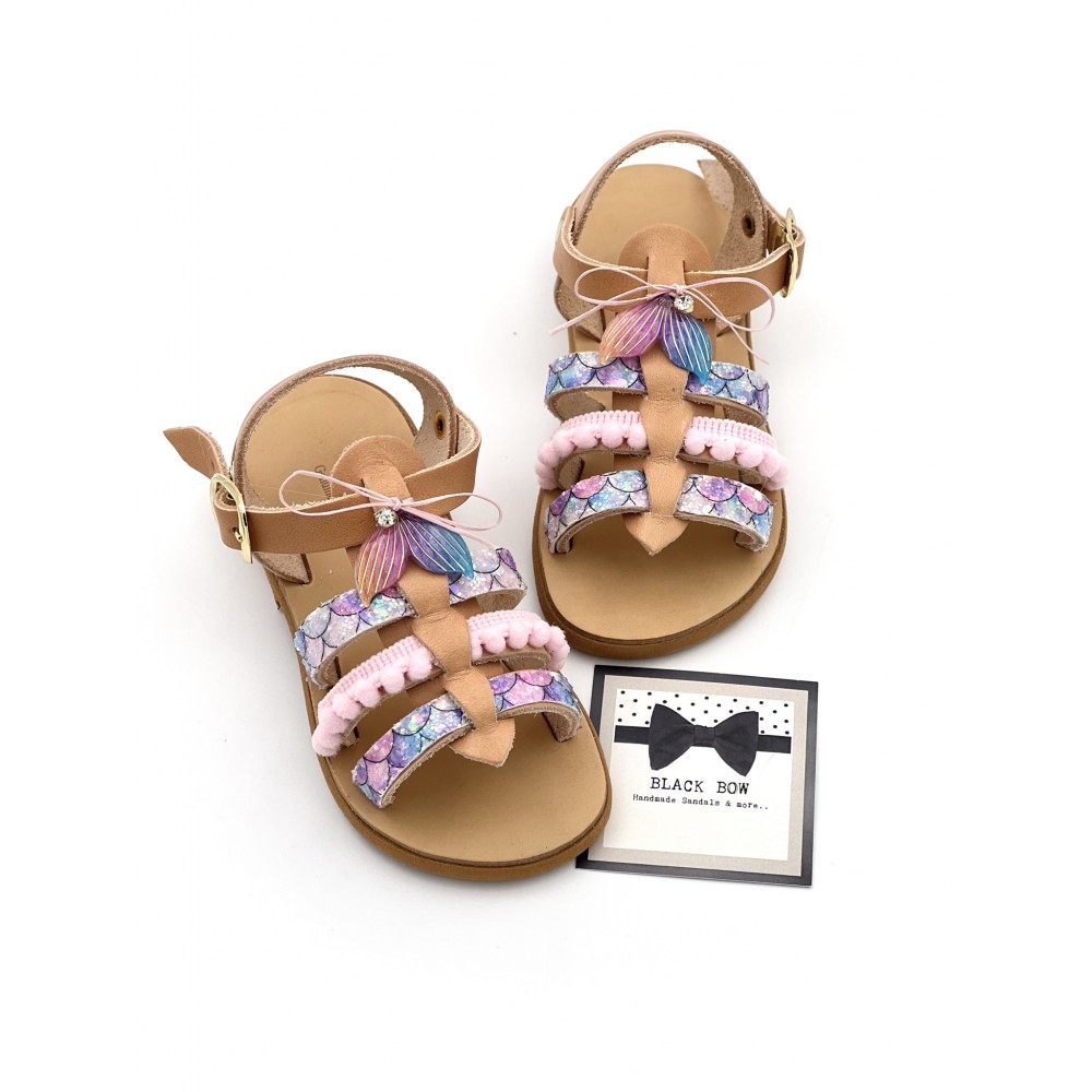 3111 Avianna Παιδικά δερμάτινα ή ανατομικά σανδάλια.