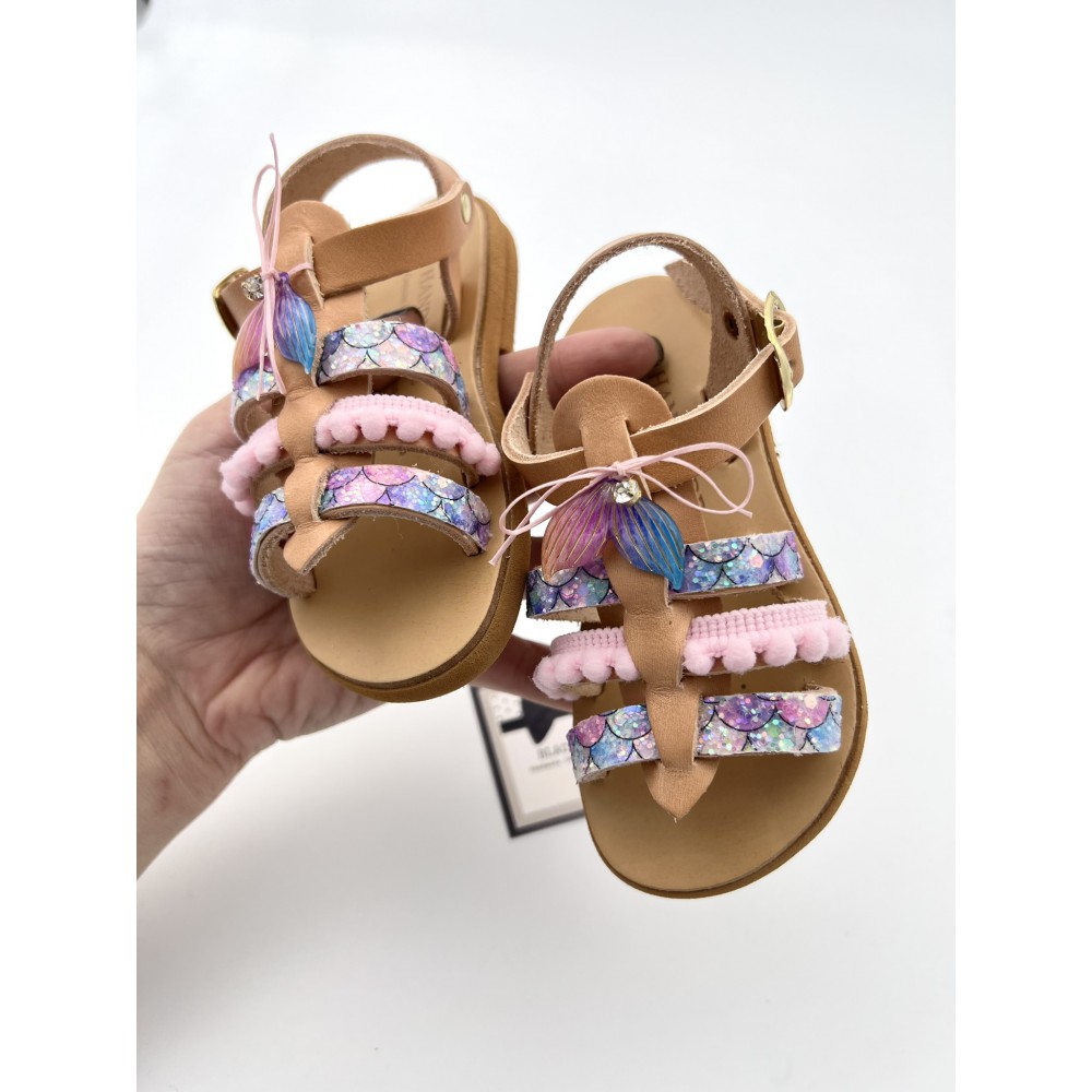 3111 Avianna Παιδικά δερμάτινα ή ανατομικά σανδάλια.