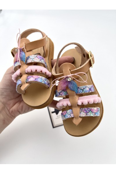 3111 Avianna Παιδικά δερμάτινα ή ανατομικά σανδάλια.