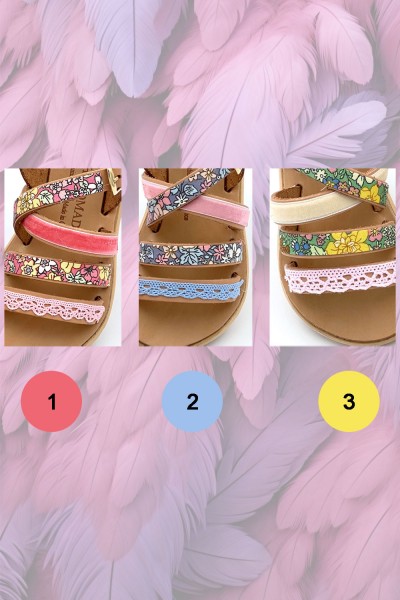 3131 Alessandra Παιδικά δερμάτινα ή ανατομικά σανδάλια. (Ερμής)