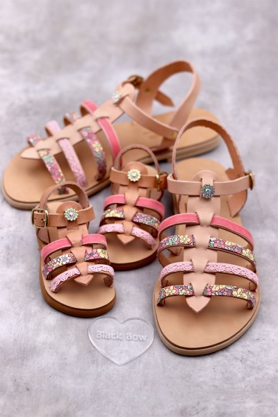 3131-1 Alessandra Γυναικεία δερμάτινα σανδάλια. (Ερμής)