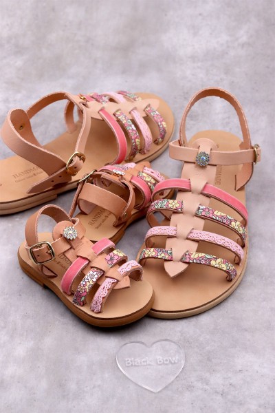 3131-1 Alessandra Γυναικεία δερμάτινα σανδάλια. (Ερμής)