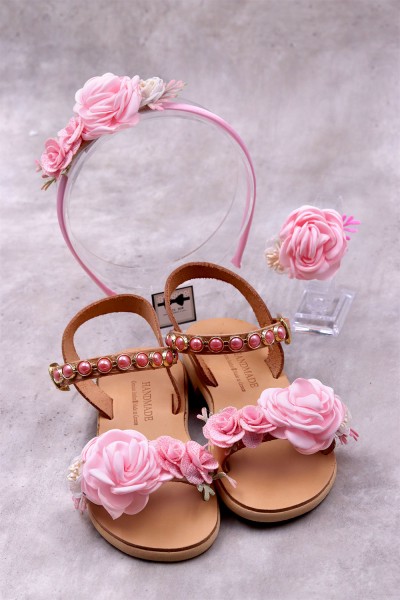 3137 Camille Παιδικά & βρεφικά δερμάτινα ή ανατομικά σανδάλια. (ΔΛ)